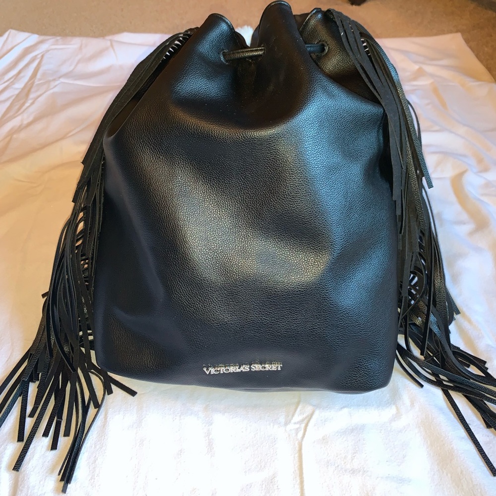 VICTORIA SECRET Fringe Pleather Backpack